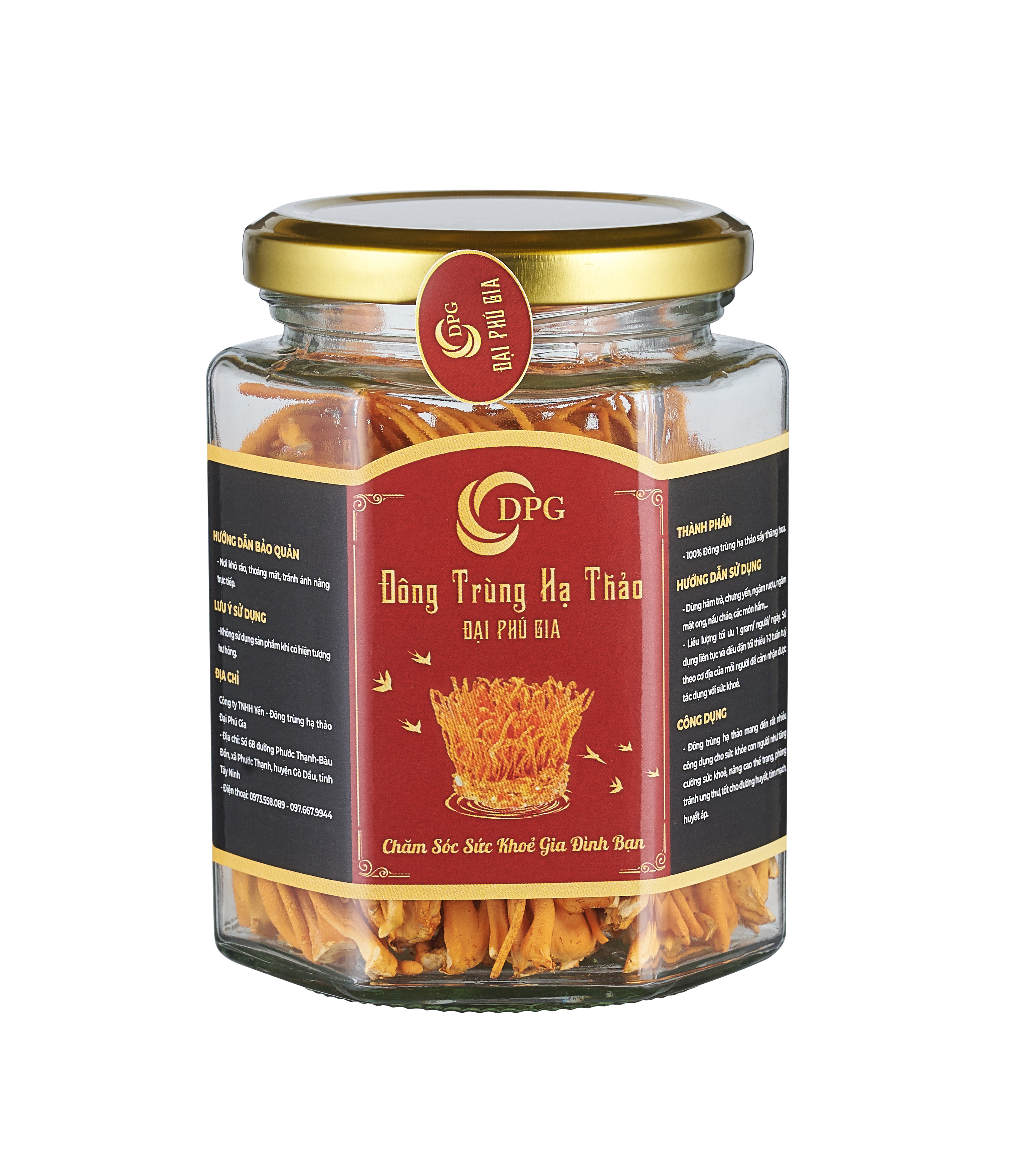 Đông Trùng Hạ Thảo Khô Sấy Thăng Hoa 10g